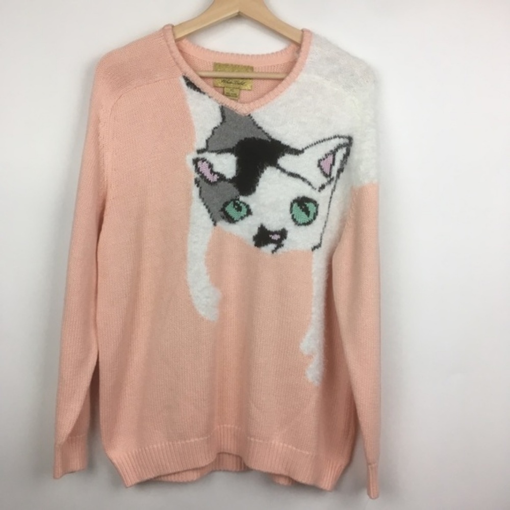 NWT Wildfox White Label Joan the Cat Sweater - Picture 3 of 8